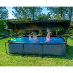 Voile d'ombrage de piscine hors sol rectangulaire 300x200cm – Exit Toys