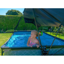 Voile d'ombrage de piscine hors sol rectangulaire 300x200cm – Exit Toys