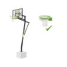 Panier de basket vert/noir pour fixation au sol Galaxy avec cercle dunk – Exit Toys