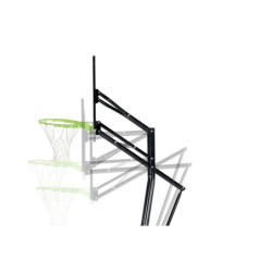 Panier de basket vert/noir pour fixation au sol Galaxy avec cercle dunk – Exit Toys