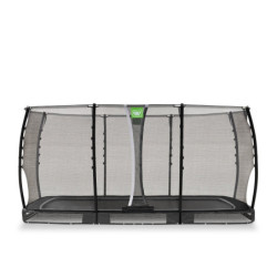 Trampoline enterré rectangulaire 244x427cm noir Allure Classic - Exit Toys