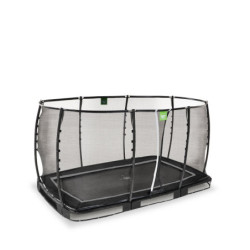 Trampoline enterré rectangulaire 214x366cm noir Allure Premium - Exit Toys