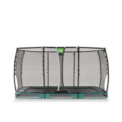 Trampoline enterré rectangulaire 214x366cm vert Allure Premium - Exit Toys