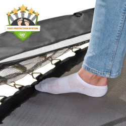 Trampoline sur pieds rond diam. 253cm noir Allure Classic - Exit Toys