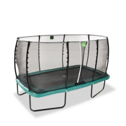 Trampoline sur pieds rectangulaire 244x427cm vert Allure Classic - Exit Toys