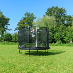 Trampoline sur pieds rond diam. 305cm noir Lotus Classic - Exit Toys