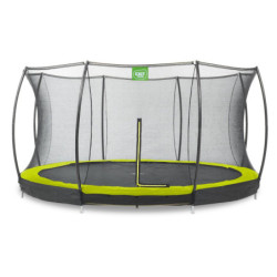 Trampoline enterré diam. 427cm vert Silhouette - Exit Toys
