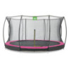 Trampoline enterré diam. 427cm rose Silhouette - Exit Toys