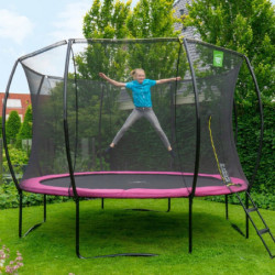 Trampoline sur pieds diam. 244cm rose Silhouette - Exit Toys