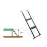Echelle pour trampoline avec hauteur de cadre entre 80-95cm – Exit Toys