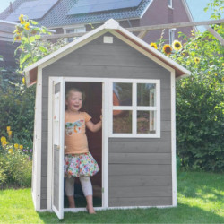 Maisonnette en bois FSC gris Loft 100 - Exit Toys