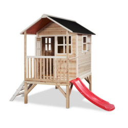 Maisonnette en bois FSC naturel Loft 300 - Exit Toys