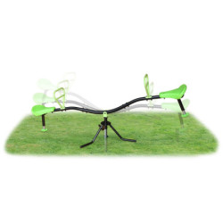 Tape-cul vert/noir rotatif Spinner – Exit Toys