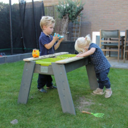 Table d'activités en bois massif sable et eau Aksent - Exit Toys