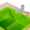Bac à sable en bois massif 200x140cm Aksent - Exit Toys