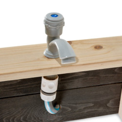 Bac à sable en bois massif 200x140cm Aksent - Exit Toys