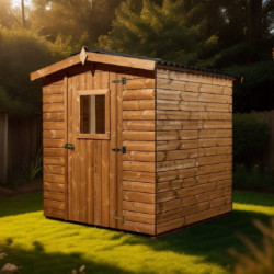 Abri Therma 3,24m² en bois thermo traité avec plancher - HABRITA