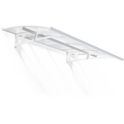 Auvent marquise en polycarbonate 6mm Bordeaux™ 2230 – Palram - Canopia