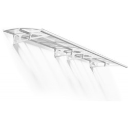 Auvent marquise en polycarbonate 6mm Bordeaux™ 4460 – Palram - Canopia