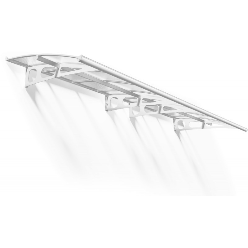 Auvent marquise en polycarbonate 6mm Bordeaux™ 4460 – Palram - Canopia