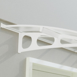 Auvent marquise en polycarbonate 6mm Bordeaux™ 6690 – Palram - Canopia