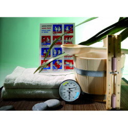 Lot de 6 accessoires indispensables pour sauna traditionnel Karibu 