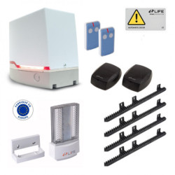 Kit de motorisation à crémaillères pour portail coulissant - Life Home Integration