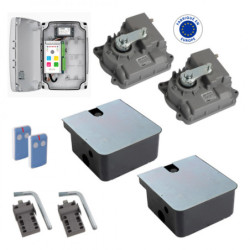 Kit de motorisation enterrée pour portail battant - Life Home Integration