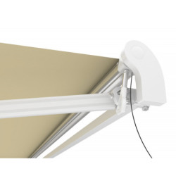 Store banne électrique 350x250cm EASY toile polyester beige - X-METAL