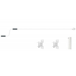 Store banne motorisé 395x300cm EASY toile polyester beige - X-METAL