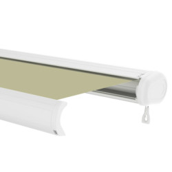 Store banne électrique 400x300cm LUXO toile polyester beige - X-METAL