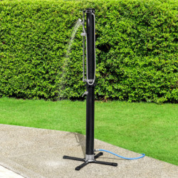 Douche solaire 20 L avec barre de douche pommeau et socle Bestway
