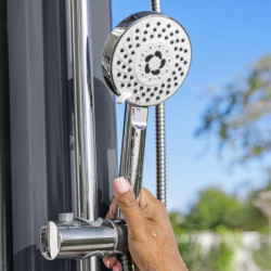 Douche solaire 35 L avec barre de douche pommeau et socle Bestway