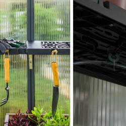 Kit de 2 étagères Leaves pour serre de jardin - Canopia by Palram