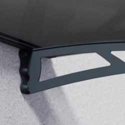 Auvent marquise gris AQUILA™ 1500 – Canopia by Palram