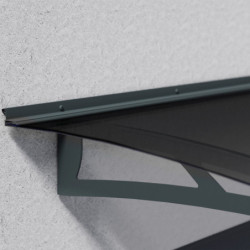 Auvent marquise gris AQUILA™ 1500 – Canopia by Palram