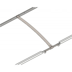 Auvent marquise gris AQUILA™ 4500 - Canopia by Palram