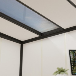 Bureau de jardin en aluminium et bois composite 10,1m² - isolation triple paroi Copenhagen – Canopia by Palram