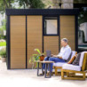 Bureau de jardin en aluminium et bois composite 10,1m² - isolation triple paroi Copenhagen – Canopia by Palram
