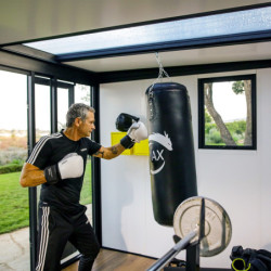 Bureau de jardin en aluminium et bois composite 10,1m² - isolation triple paroi Copenhagen – Canopia by Palram