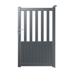 Portillon battant semi-ajouré en aluminium 100x140cm SCAPA - 2 coloris au choix - ROY