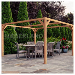 Pergola en bois lamellé-collé 250x250cm Caen – Maderland