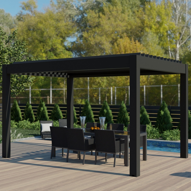 Pergola bioclimatique en aluminium SEYCHELLE - Essency