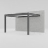 Pergola adossée bioclimatique en aluminium SEYCHELLE - Essency