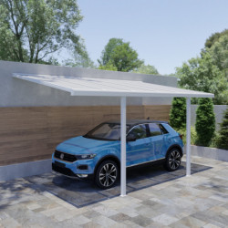 Carport adossé en aluminium MIRABOU - Essency