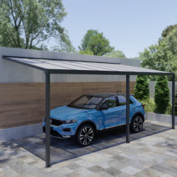Carport adossé en aluminium MIRABOU - Essency