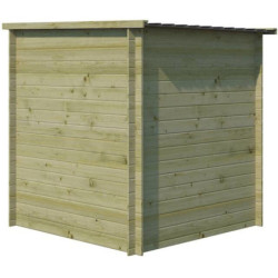 Chalet moderne Svendborg 3,23m² en bois traité 19mm avec porte simple - Gardenas