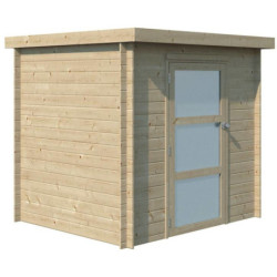 Chalet moderne Nyborg 4,04m² en bois massif 19mm - Gardenas