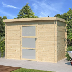 Chalet moderne Nyborg 5,2m² en bois massif 19mm - Gardenas