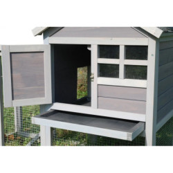 Clapier d’extérieur en bois 122x62x93cm Lodge – Lifland
